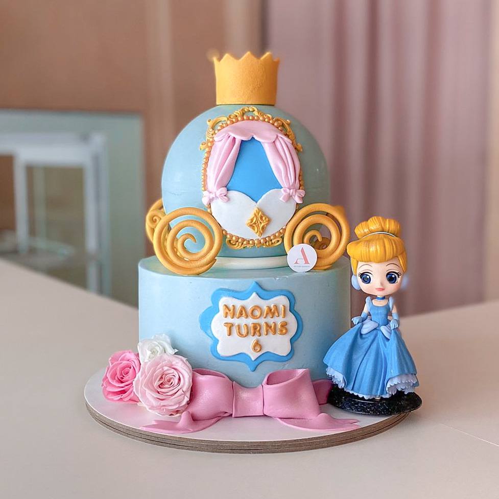 princess cinderella birthday cake