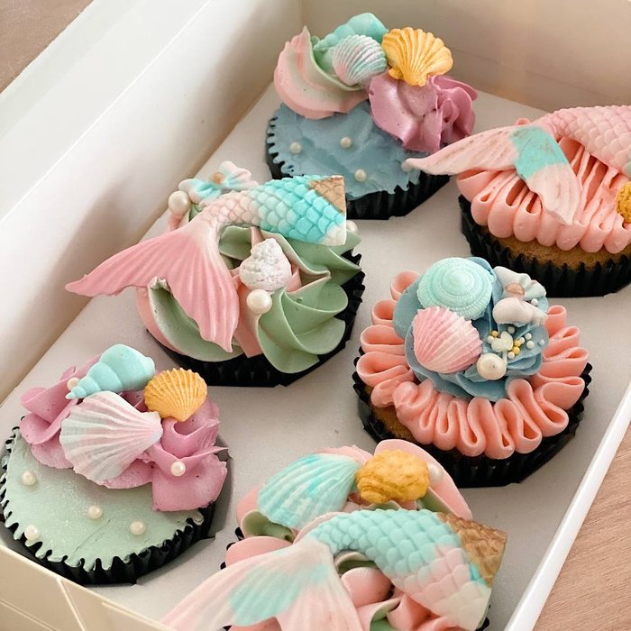 Mermaid Cupcake Set