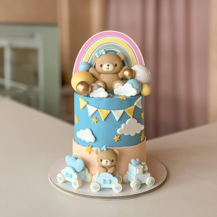 Kai Teddy Bear Birthday Cake