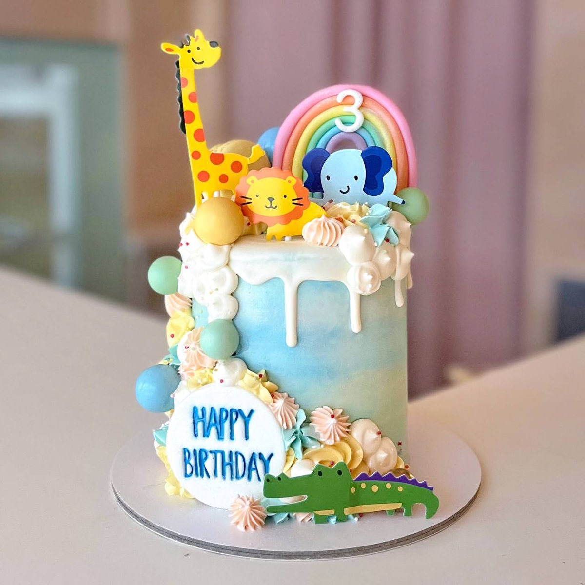 Safari Party Cake