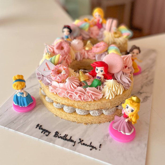 Princess Numeric Cake 