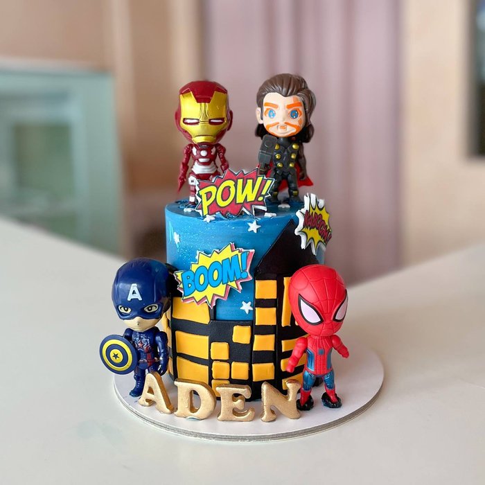 Bradley Superhero Avengers Cake