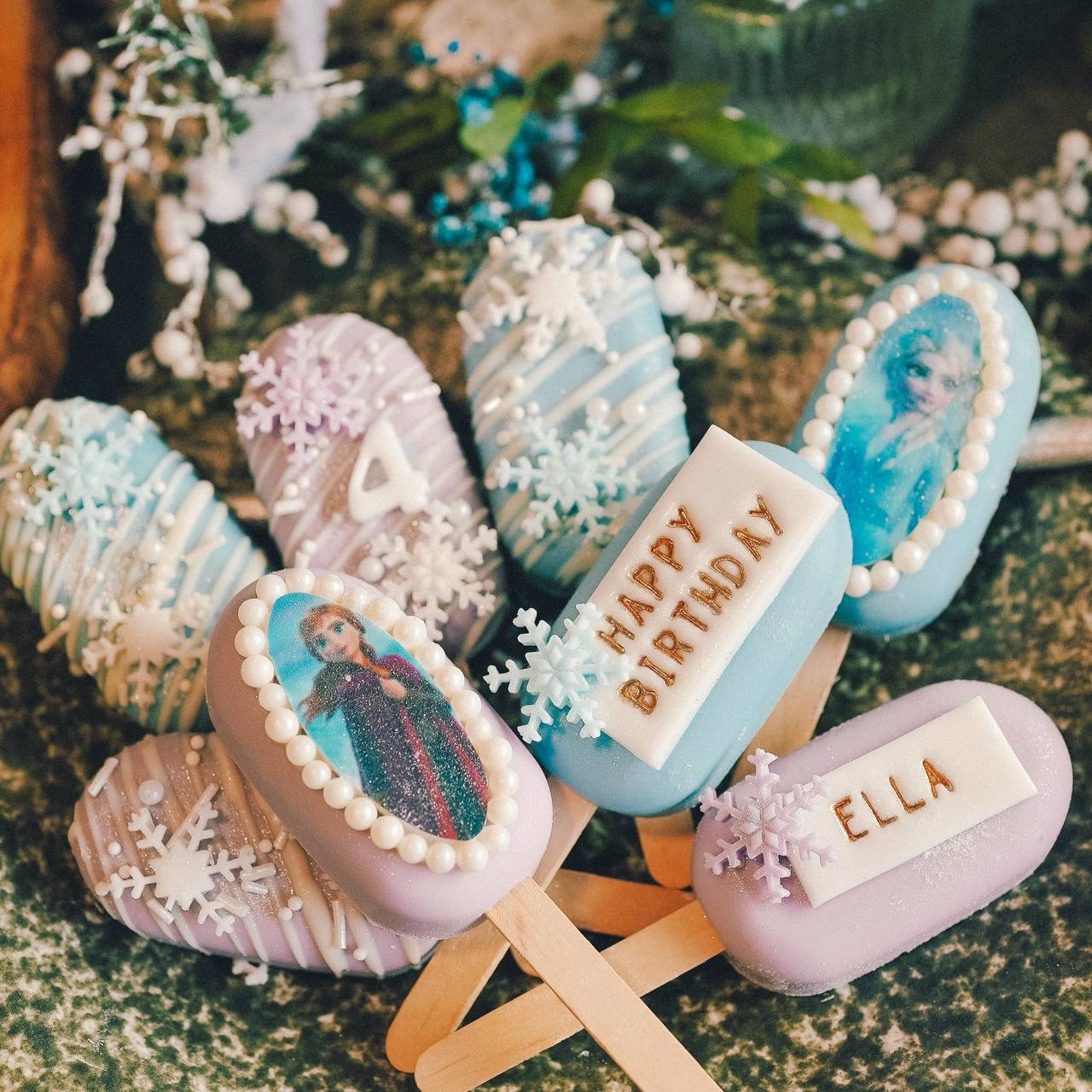 Frozen Princess Cakesicles Afters Bakery