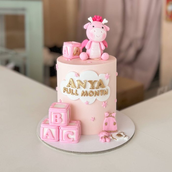 Anya Dragon Birthday Cake