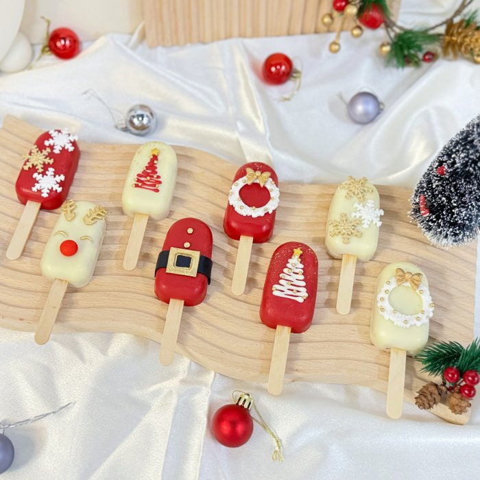 Santa Party Christmas Cakesicles