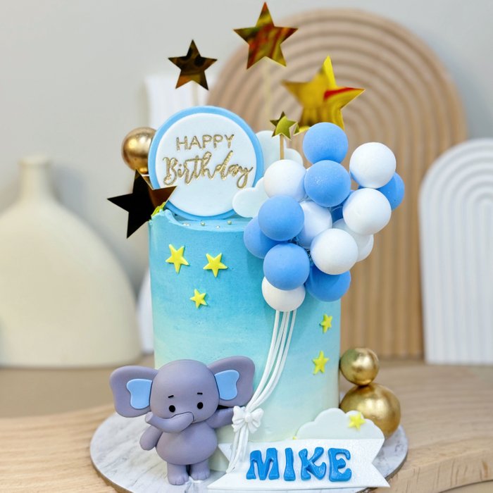 Mikey Elephant Birthday Cake