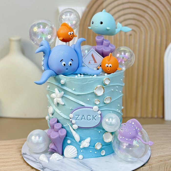 Octapi Ocean Party Cake