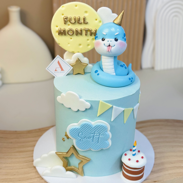 Scotty Snake Full Month Cake