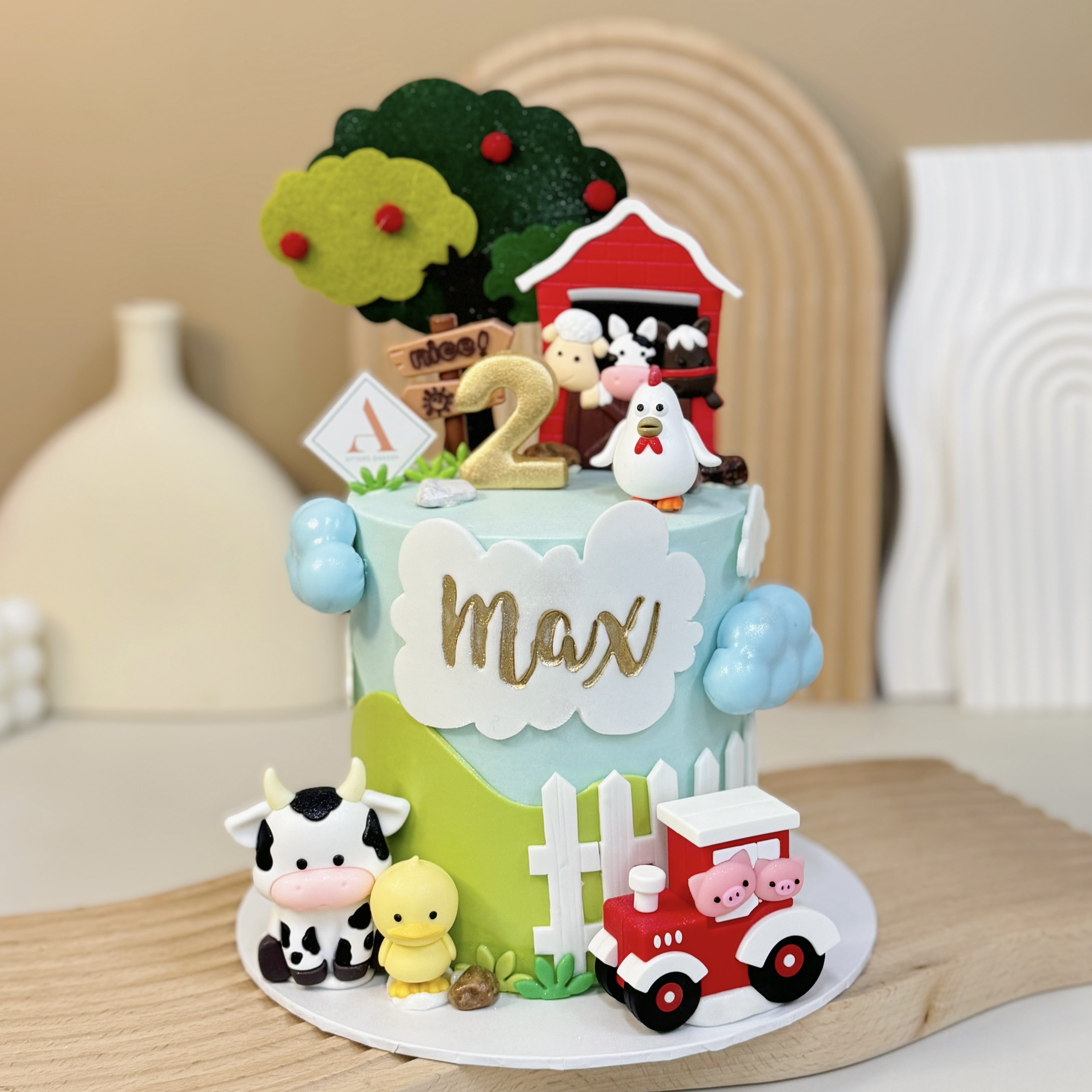 Farm Animals Cake