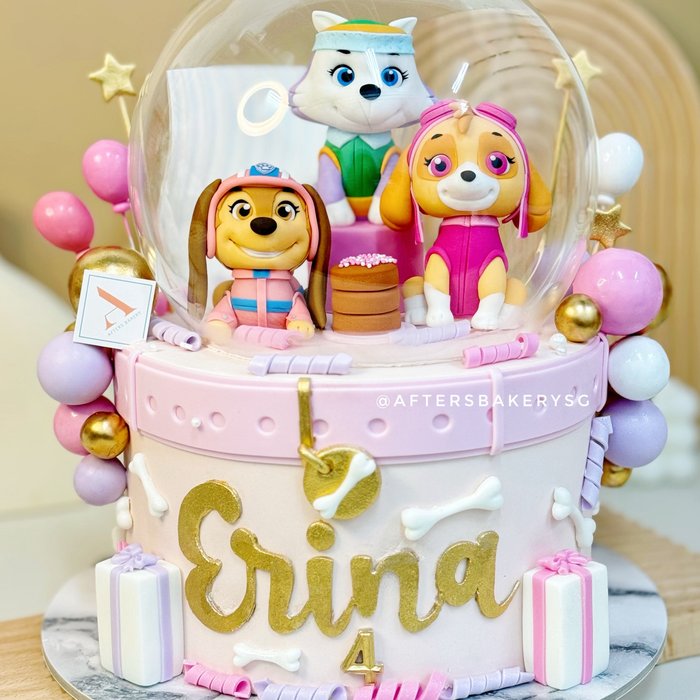 Paw Patrol Globe Cake