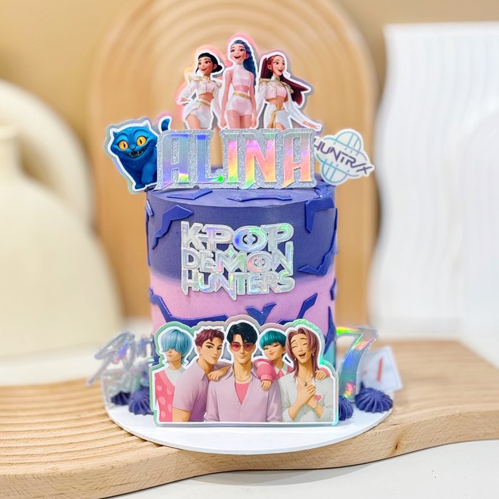 Alina Kpop Demon Hunters Demon World Cake
