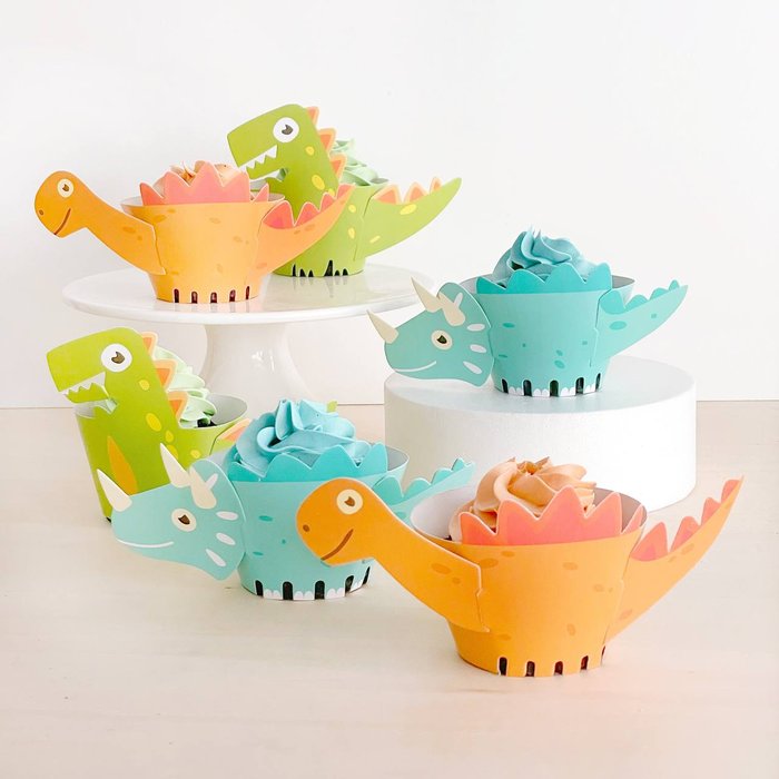 Dinosaur Cupcakes (12)