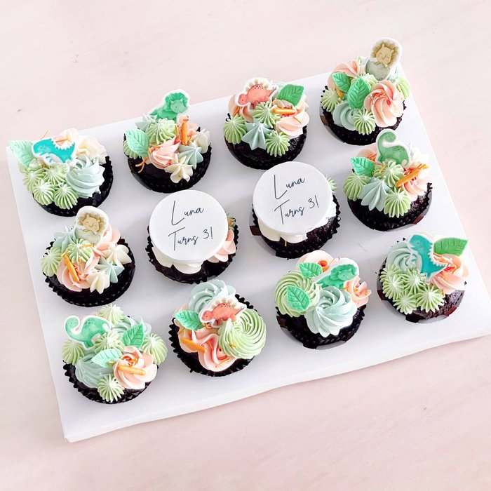 Dinosaur Party Cupcakes
