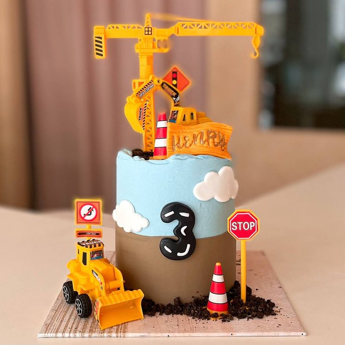 Jayden Construction Cake